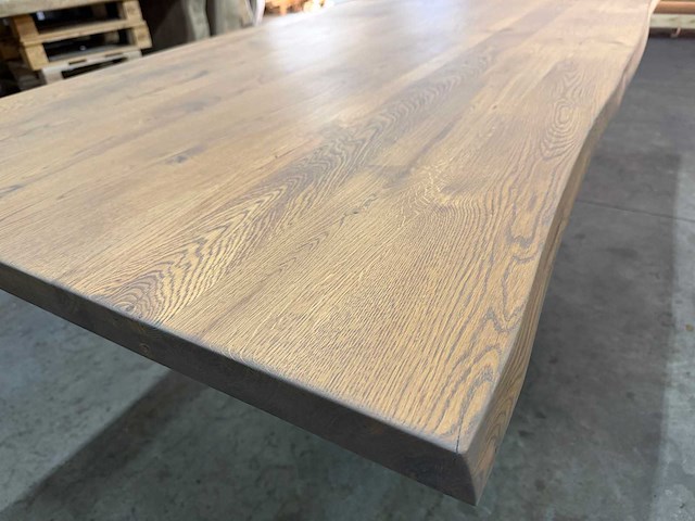 Eiken eetkamertafel 220 cm - afbeelding 3 van  5