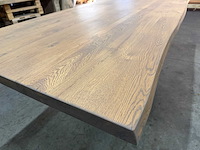 Eiken eetkamertafel 220 cm - afbeelding 3 van  5