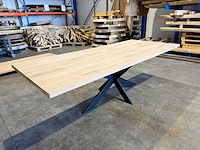 Eiken eetkamertafel 240 cm - afbeelding 2 van  4