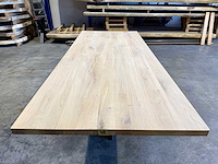 Eiken eetkamertafel 240 cm - afbeelding 3 van  4