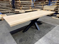 Eiken eetkamertafel 240 cm - afbeelding 2 van  4
