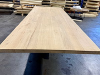 Eiken eetkamertafel 260 cm - afbeelding 3 van  4