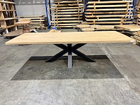 Eiken eetkamertafel 260 cm - afbeelding 4 van  4