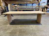 Eiken eetkamertafel 260 cm - afbeelding 1 van  4