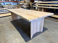 Eiken eetkamertafel 260 cm - afbeelding 2 van  4