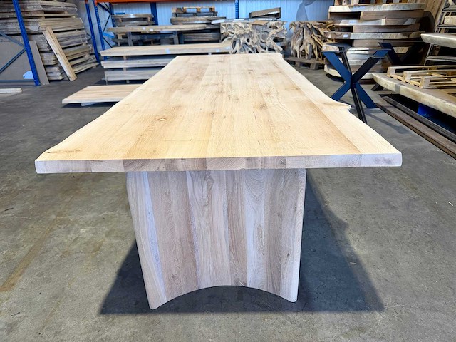 Eiken eetkamertafel 260 cm - afbeelding 3 van  4