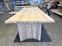 Eiken eetkamertafel 260 cm - afbeelding 3 van  4