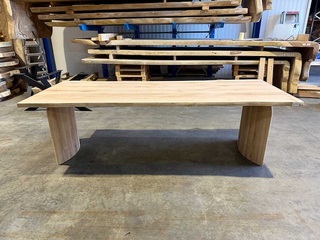 Eiken eetkamertafel 260 cm - afbeelding 4 van  4
