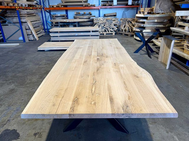 Eiken eetkamertafel 260 cm - afbeelding 3 van  5