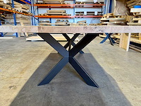 Eiken eetkamertafel 260 cm - afbeelding 4 van  5