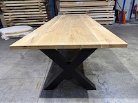Eiken eetkamertafel 320cm. - afbeelding 4 van  4