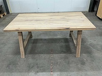 Eiken eettafel 100x180x80,5cm - afbeelding 2 van  6