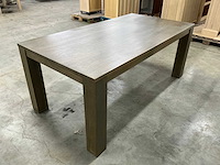 Eiken eettafel 100x190x78cm - afbeelding 5 van  6