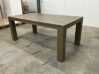 Eiken eettafel 100x190x79cm - afbeelding 1 van  5
