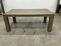 Eiken eettafel 100x190x79cm - afbeelding 2 van  5