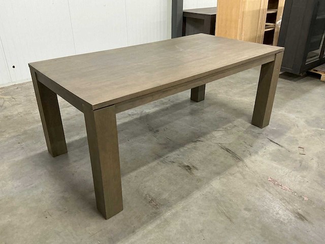 Eiken eettafel 100x190x79cm - afbeelding 3 van  5