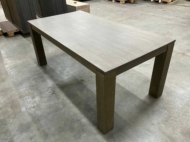Eiken eettafel 100x190x79cm - afbeelding 4 van  5