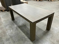 Eiken eettafel 100x190x79cm - afbeelding 4 van  5