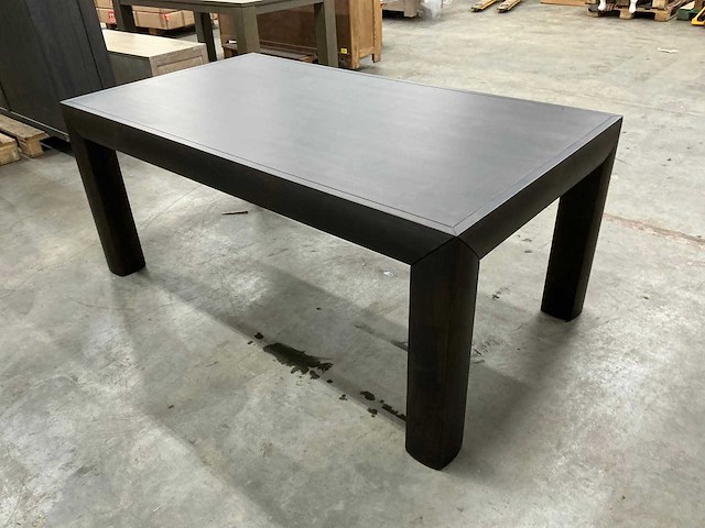 Eiken eettafel 101x182x77cm - afbeelding 1 van  3
