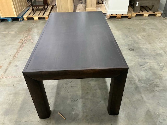 Eiken eettafel 101x182x77cm - afbeelding 3 van  3