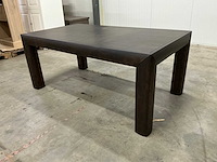 Eiken eettafel 101x182x77cm - afbeelding 1 van  4