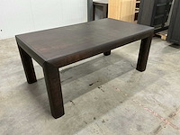 Eiken eettafel 101x182x77cm - afbeelding 2 van  4