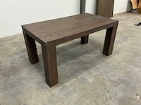Eiken eettafel 89,5x160x78,5cm - afbeelding 3 van  5