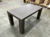 Eiken eettafel 89,5x160x78,5cm - afbeelding 5 van  5