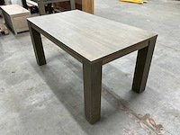 Eiken eettafel 90x160x78cm - afbeelding 1 van  1