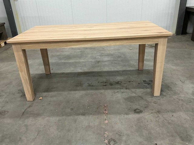 Eiken eettafel 91x170,5x78cm - afbeelding 2 van  6