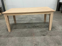 Eiken eettafel 91x170,5x78cm - afbeelding 2 van  6