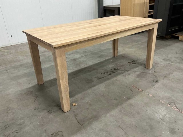 Eiken eettafel 91x170,5x78cm - afbeelding 3 van  6