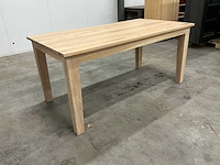 Eiken eettafel 91x170,5x78cm - afbeelding 3 van  6