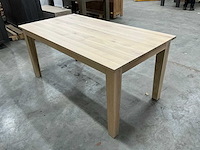 Eiken eettafel 91x170,5x78cm - afbeelding 4 van  6