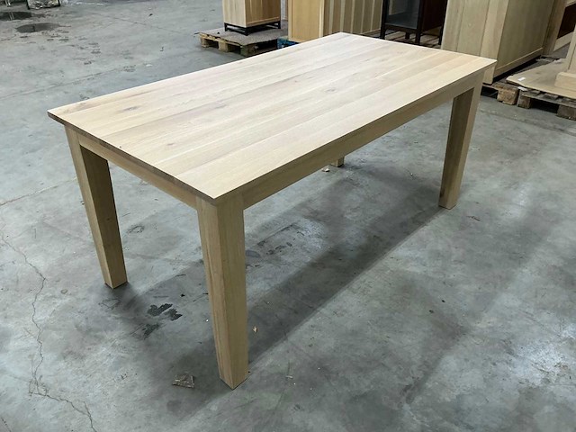 Eiken eettafel 91x170,5x78cm - afbeelding 5 van  6