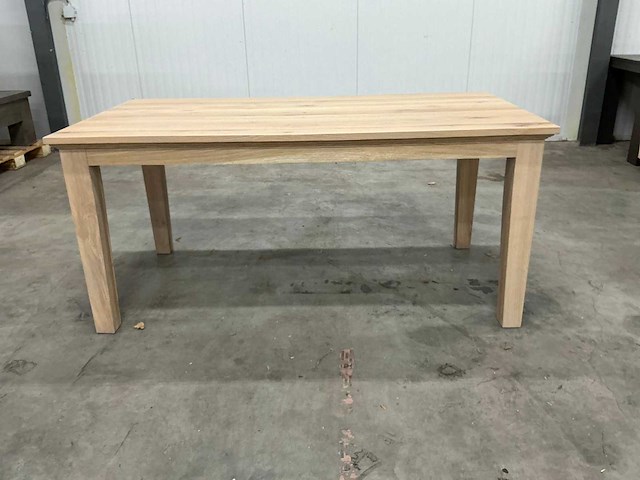Eiken eettafel 91x170,5x78cm - afbeelding 6 van  6