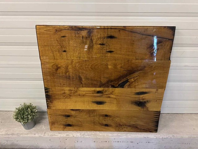 Eiken epoxy tafelblad - afbeelding 3 van  6
