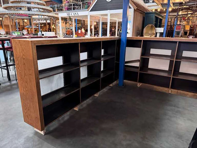 Eiken horecabar links - afbeelding 4 van  6