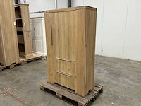 Eiken kamerkast 160,5x100,5x40,5cm - afbeelding 1 van  7
