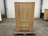 Eiken kamerkast 160,5x100,5x40,5cm - afbeelding 2 van  7