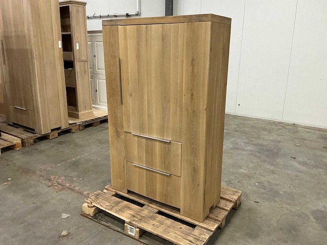 Eiken kamerkast 160,5x100,5x40cm - afbeelding 1 van  7