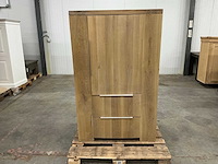 Eiken kamerkast 160,5x100,5x40cm - afbeelding 2 van  7