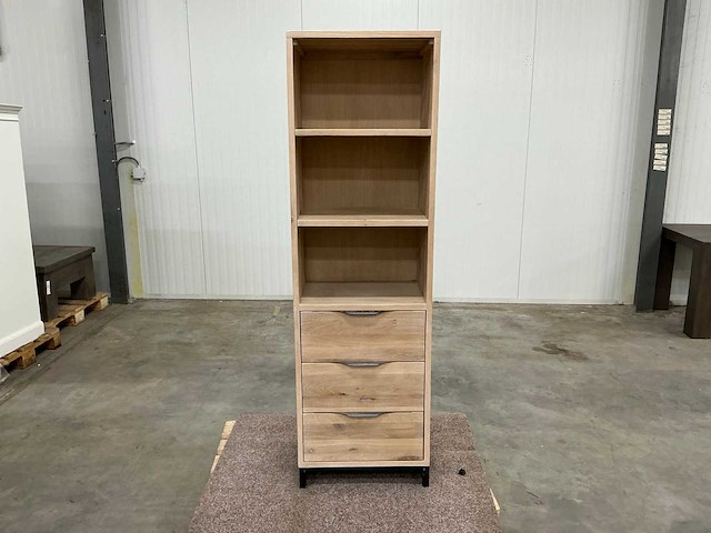 Eiken kamerkast 182x55,5x40,5cm - afbeelding 2 van  7