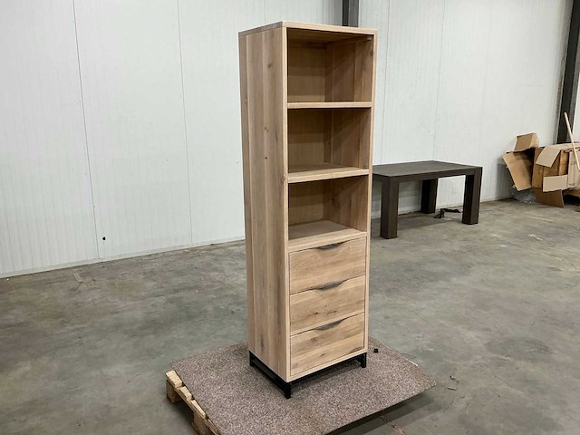 Eiken kamerkast 182x55,5x40,5cm - afbeelding 3 van  7