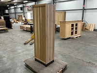 Eiken kamerkast 182x55,5x40,5cm - afbeelding 4 van  7