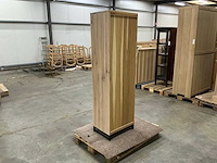 Eiken kamerkast 182x55,5x40,5cm - afbeelding 5 van  7