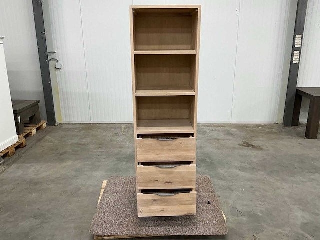 Eiken kamerkast 182x55,5x40,5cm - afbeelding 6 van  7