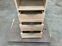 Eiken kamerkast 182x55,5x40,5cm - afbeelding 7 van  7
