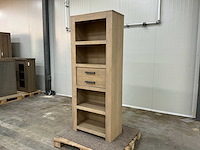 Eiken kamerkast 200,5x80,5x40,5cm - afbeelding 1 van  7