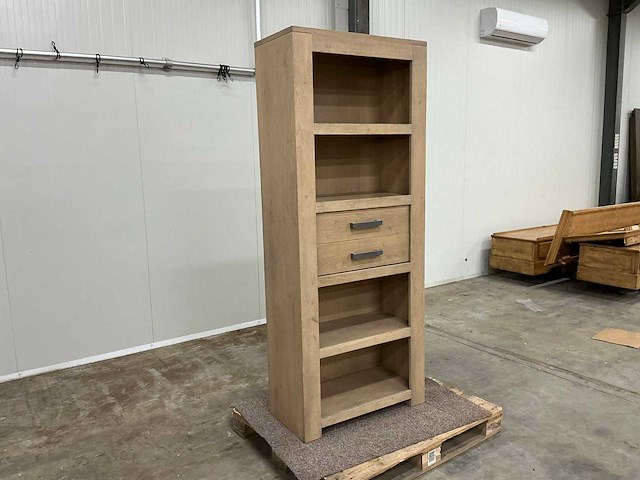 Eiken kamerkast 200,5x80,5x40,5cm - afbeelding 3 van  7